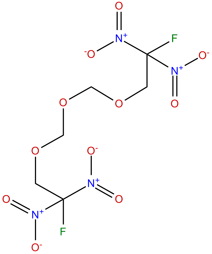 Image of 1,1'-[oxybis(methyleneoxy)]bis[2-fluoro-2,2-dinitro-ethane]