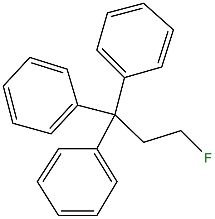 Image of 1,1',1''-(3-fluoropropylidyne)tris-benzene