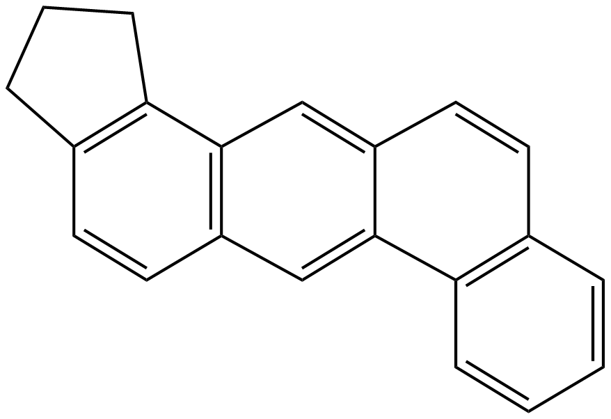 Image of 1,2-benzo-5,6-cyclopentanoanthracene