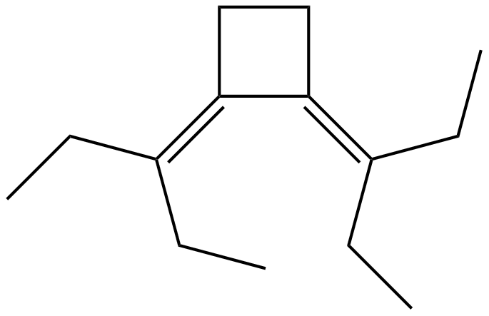 Image of 1,2-bis(1-ethylpropylidene)cyclobutane