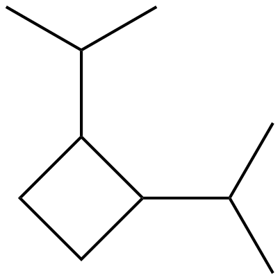 Image of 1,2-bis(1-methylethyl)cyclobutane