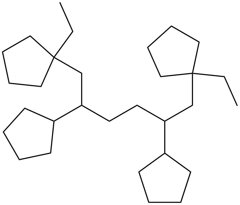 Image of 1,2-bis[2-(1-ethylcyclopentyl)-1-cyclopentylethyl]ethane
