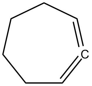 Image of 1,2-cycloheptadiene