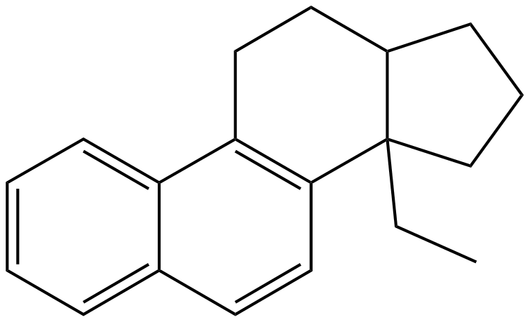 Image of 1,2-cyclopentano-1-ethyl-1,2,3,4-tetrahydropheanthrene