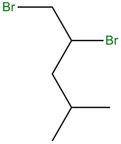 Image of 1,2-dibromo-4-methylpentane