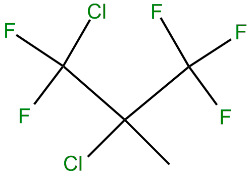Image of 1,2-dichloro-1,1,3,3,3-pentafluoro-2-methylpropane