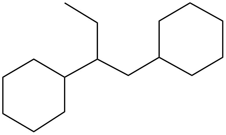 Image of 1,2-dicyclohexylbutane