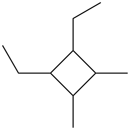 Image of 1,2-diethyl-3,4-dimethylcyclobutane