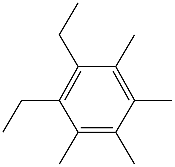 Image of 1,2-diethyl-3,4,5,6-tetramethylbenzene