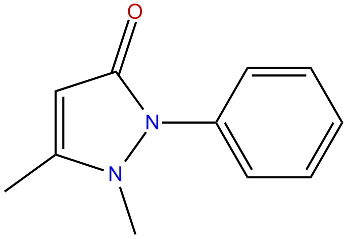 Image of 1,2-dihydro-1,5-dimethyl-2-phenyl-3H-pyrazol-3-one