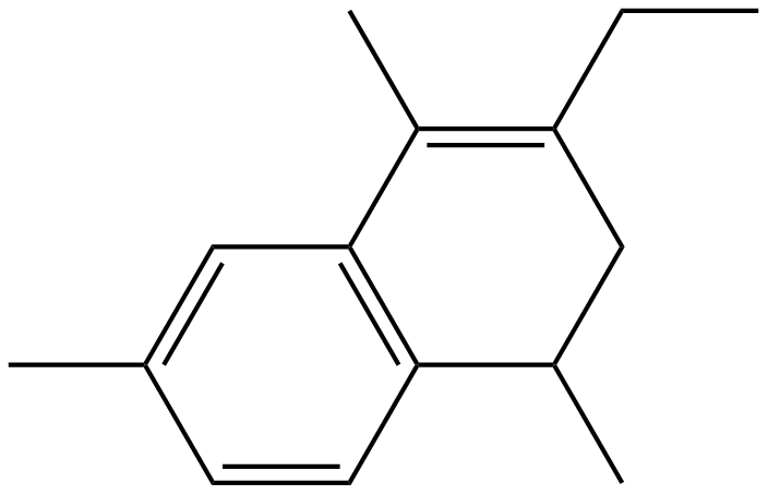 Image of 1,2-dihydro-3-ethyl-1,4,6-trimethylnaphthalene