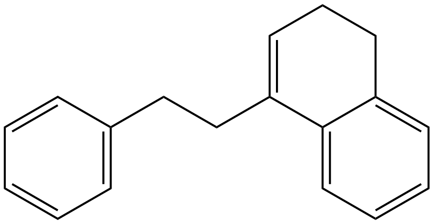 Image of 1,2-dihydro-4-(2-phenylethyl)naphthalene