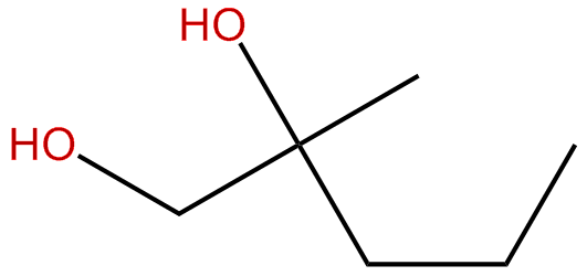 Image of 1,2-dihydroxy-2-methylpentane