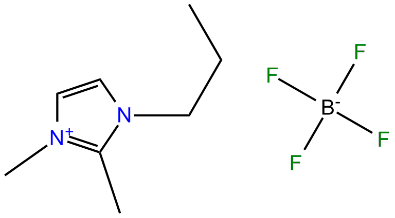 Image of 1,2-dimethyl-3-propylimidazolium tetrafluoroborate