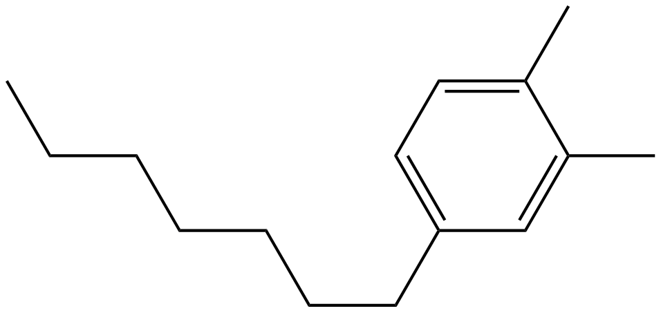 Image of 1,2-dimethyl-4-heptylbenzene