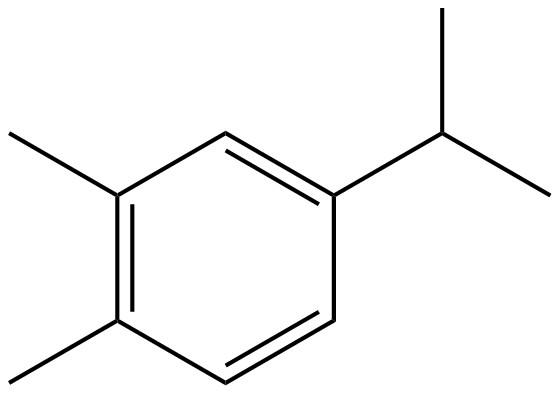Image of 1,2-dimethyl-4-(1-methylethyl)benzene