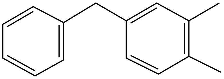 Image of 1,2-dimethyl-4-(phenylmethyl)benzene