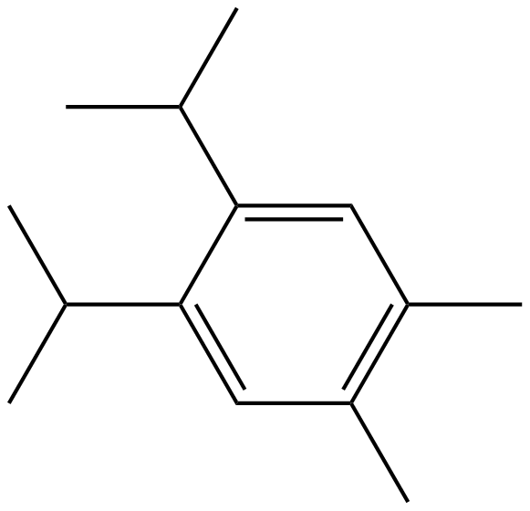 Image of 1,2-dimethyl-4,5-bis(1-methylethyl)benzene