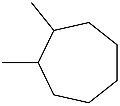 Image of 1,2-dimethylcycloheptane