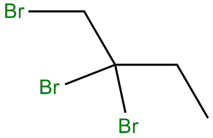 Image of 1,2,2-tribromobutane