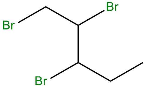 Image of 1,2,3-tribromopentane