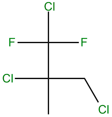 Image of 1,2,3-trichloro-3,3-difluoro-2-methylpropane