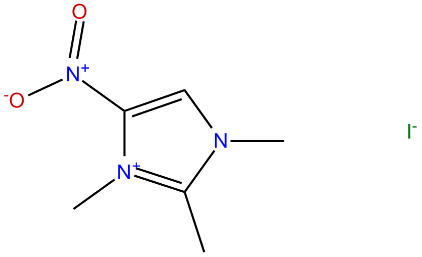 Image of 1,2,3-trimethyl-5-nitroimidazolium iodide