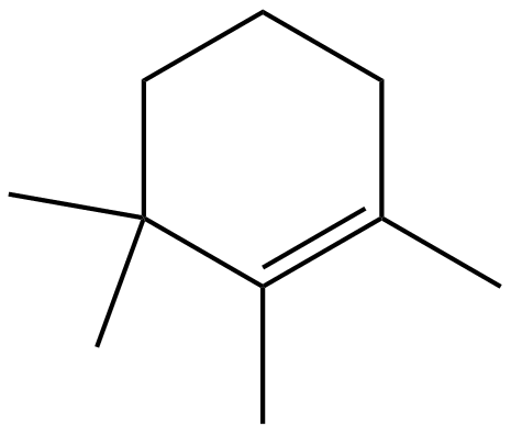 Image of 1,2,3,3-tetramethylcyclohexene