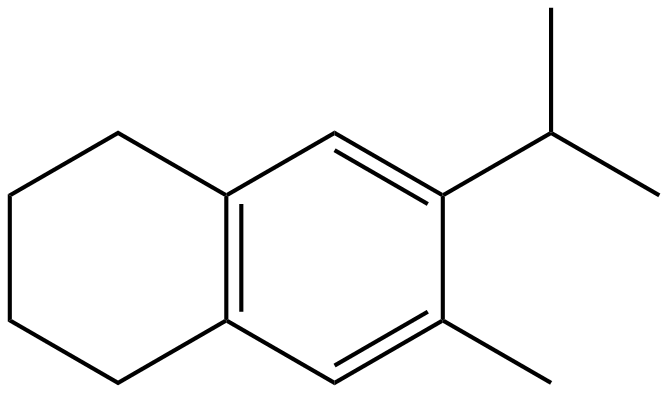Image of 1,2,3,4-tetrahydro-6-methyl-7-isopropylnaphthalene