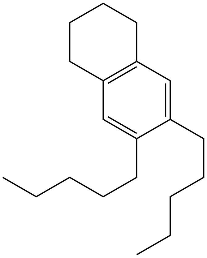 Image of 1,2,3,4-tetrahydro-6,7-dipentylnaphthalene