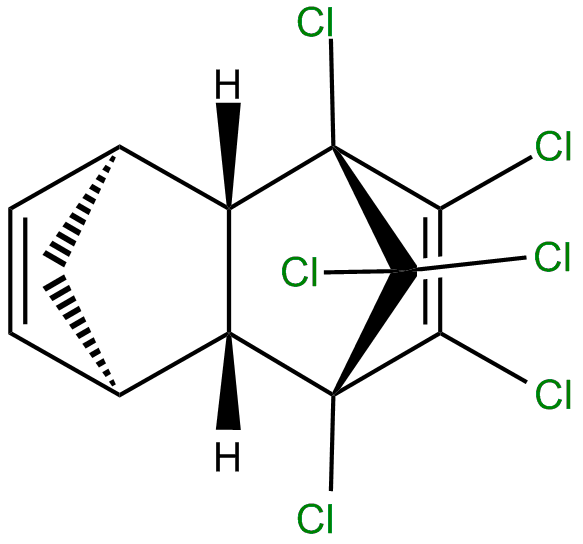 Image of 1,2,3,4,10,10-hexachloro-1,4,4a,5,8,8a-hexahydro-1,4-endo-exo-5,8-dimethanonaphthalene