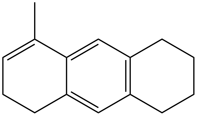 Image of 1,2,3,4,5,6-hexahydro-8-methylanthracene
