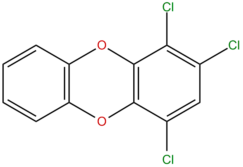 Image of 1,2,4-trichlorodibenzo(b,e)(1,4)dioxin