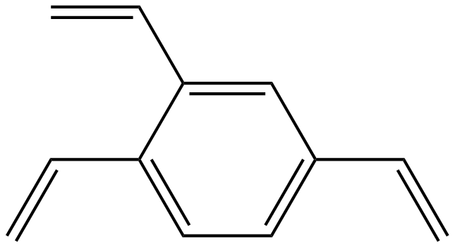 Image of 1,2,4-triethenylbenzene