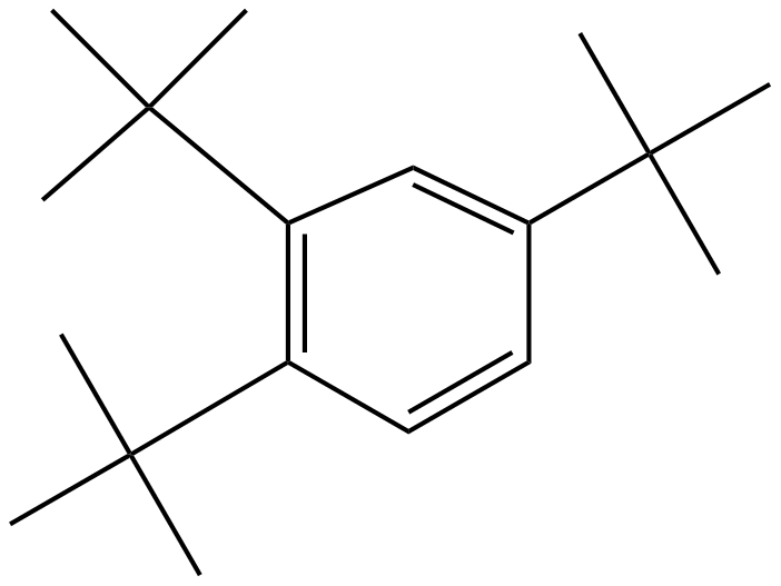 Image of 1,2,4-tris(1,1-dimethylethyl)benzene