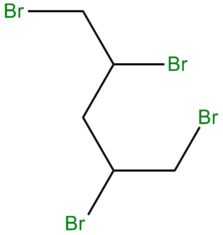 Image of 1,2,4,5-tetrabromopentane