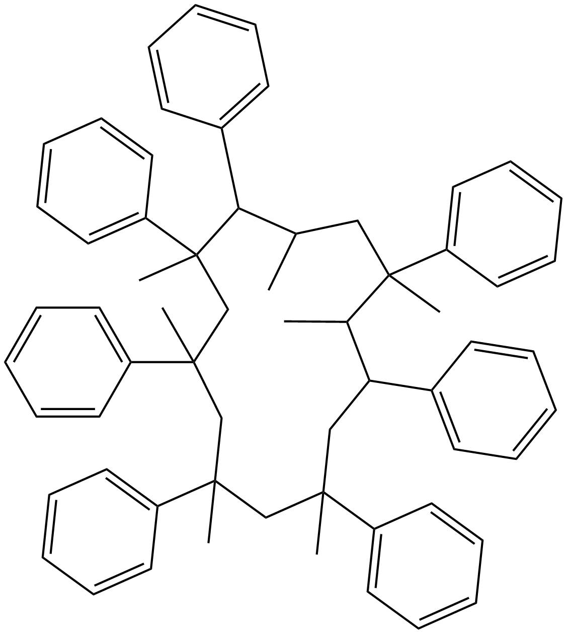 Image of 1,2,5,7,9,11,13-heptamethyl-1,3,5,7,9,11,12-heptaphenylcyclotetradecane