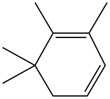 Image of 1,2,6,6-tetramethyl-1,3-cyclohexadiene