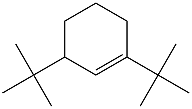 Image of 1,3-bis(1,1-dimethylethyl)cyclohexene