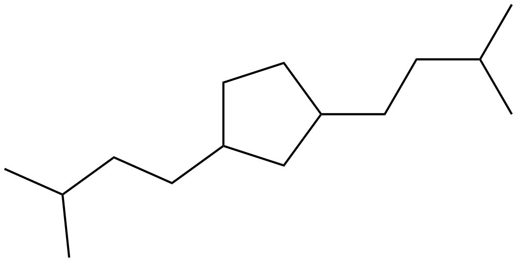 Image of 1,3-bis(3-methylbutyl)cyclopentane