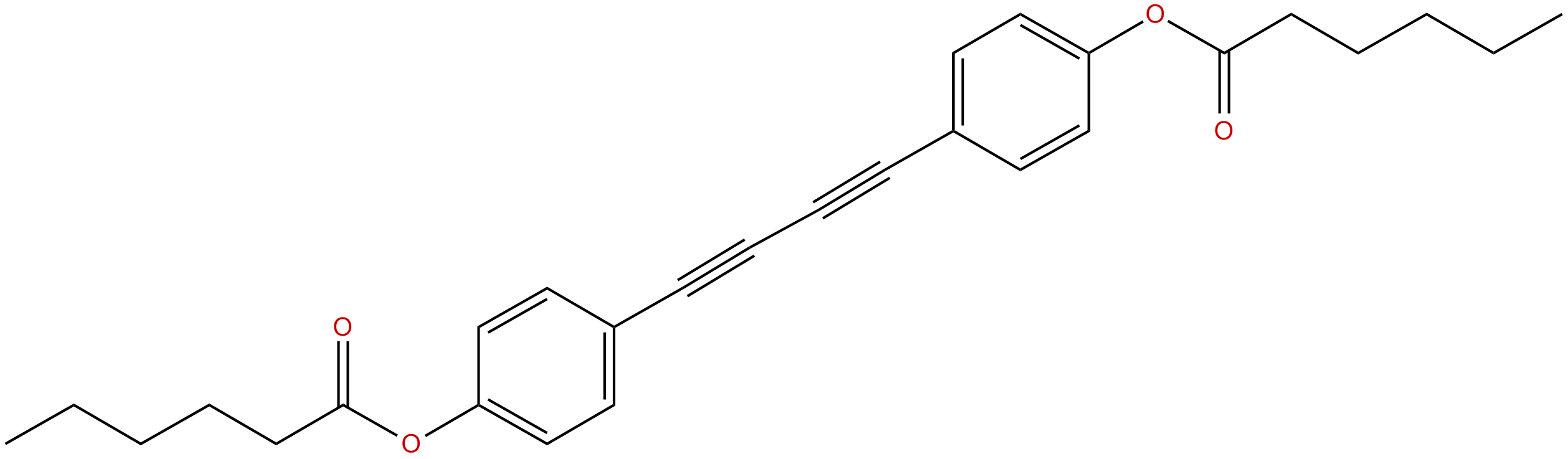 Image of 1,3-butadiyne-1,4-diylbis(4,1-phenylenehexanoate)