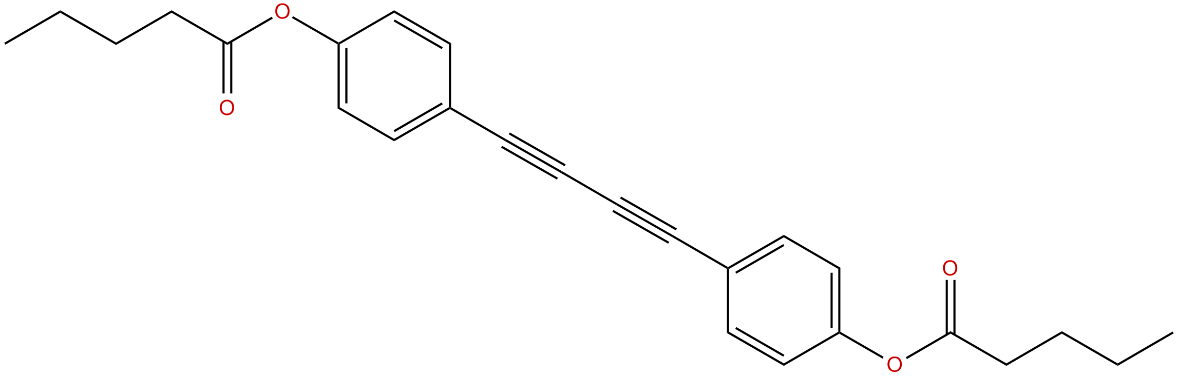 Image of 1,3-butadiyne-1,4-diyldi-4,1-phenylene pentanoate