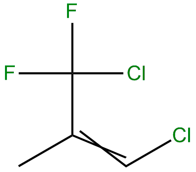 Image of 1,3-dichloro-3,3-difluoro-2-methyl-1-propene