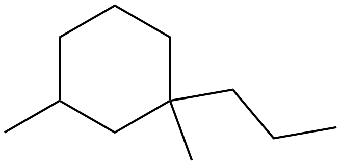 Image of 1,3-dimethyl-1-propylcyclohexane