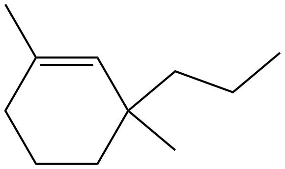 Image of 1,3-dimethyl-3-propylcyclohexene