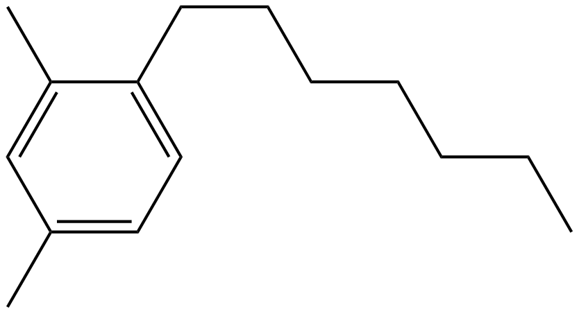 Image of 1,3-dimethyl-4-heptylbenzene