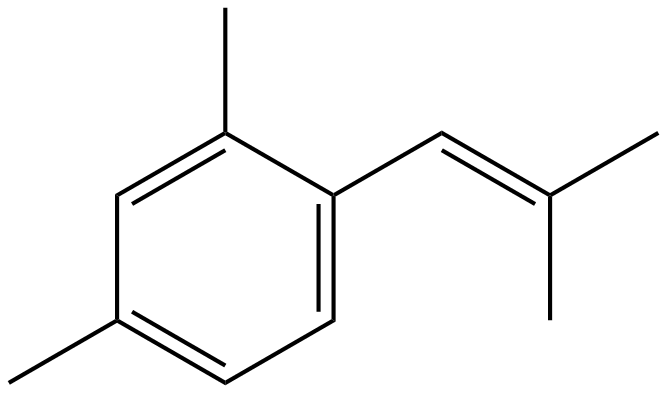 Image of 1,3-dimethyl-4-(2-methyl-1-propenyl)benzene