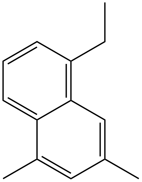Image of 1,3-dimethyl-5-ethylnaphthalene