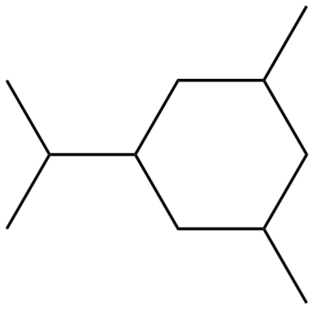 Image of 1,3-dimethyl-5-(1-methylethyl)cyclohexane