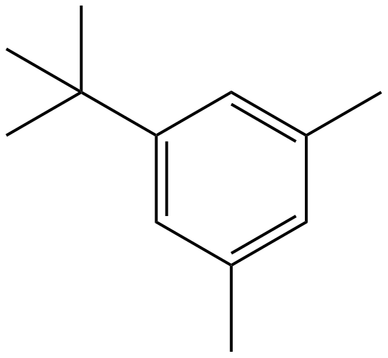 Image of 1,3-dimethyl-5-(1,1-dimethylethyl)benzene